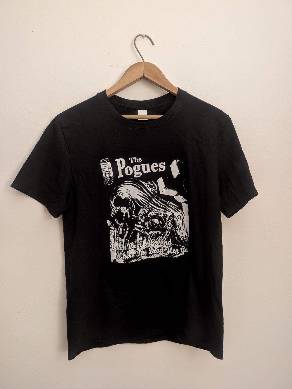 The Pogues Graphic Black Crew Neck T-Shirt (M)